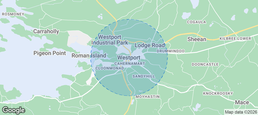 Westport Airbnb map